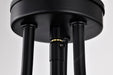 SATCO/NUVO Amado 3 Light Pendant 14 Inch Matte Black Finish Clear Glass (60-7820)