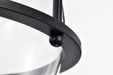 SATCO/NUVO Amado 3 Light Pendant 14 Inch Matte Black Finish Clear Glass (60-7820)