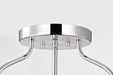 SATCO/NUVO Amado 3 Light Semi Flush Mount Polished Nickel Finish Clear Glass (60-7822)