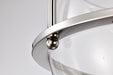 SATCO/NUVO Amado 3 Light Semi Flush Mount Polished Nickel Finish Clear Glass (60-7822)
