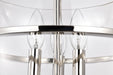 SATCO/NUVO Amado 3 Light Semi Flush Mount Polished Nickel Finish Clear Glass (60-7822)