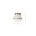 SATCO/NUVO Valdora 1 Light Flush Mount 10 Inch Natural Brass Finish White Opal Glass (60-7860)