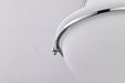 SATCO/NUVO Valdora 1 Light Flush Mount 14 Inch Polished Nickel White Opal Glass (60-7873)