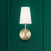 SATCO/NUVO Cordello 1 Light Sconce Vintage Brass Finish Etched White Opal Glass (60-7883)