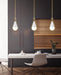 SATCO/NUVO Admiral 1 Light Pendant 6 Inch Matte White And Natural Brass Finish White Opal Glass (60-7922)