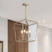 SATCO/NUVO Emma 4-Light Small Pendant 60W Maximum 120V Burnished Brass Finish (60-7931)
