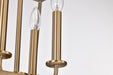 SATCO/NUVO Emma 4-Light Large Pendant 60W Maximum 120V Burnished Brass Finish (60-7932)
