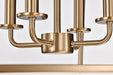 SATCO/NUVO Emma 4-Light Large Pendant 60W Maximum 120V Burnished Brass Finish (60-7932)