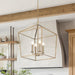 SATCO/NUVO Emma 4-Light Large Pendant 60W Maximum 120V Burnished Brass Finish (60-7932)