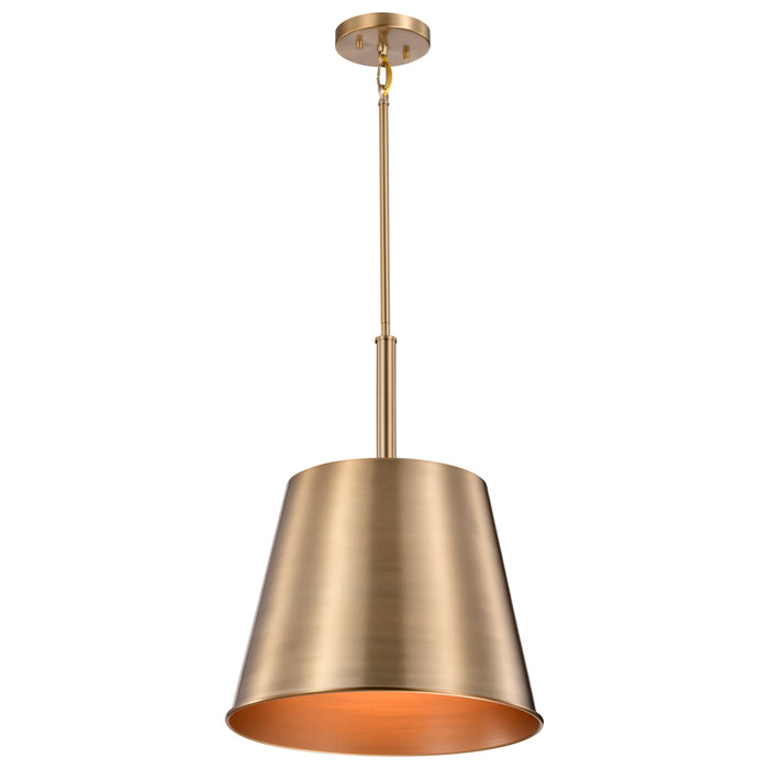 SATCO/NUVO Alexis 1-Light Large Pendant 100W Maximum 120V Burnished Brass And Gold Finish (60-7938)