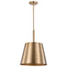 SATCO/NUVO Alexis 1-Light Large Pendant 100W Maximum 120V Burnished Brass And Gold Finish (60-7938)