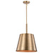 SATCO/NUVO Alexis 1-Light Large Pendant 100W Maximum 120V Burnished Brass And Gold Finish (60-7938)