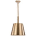 SATCO/NUVO Alexis 1-Light Large Pendant 100W Maximum 120V Burnished Brass And Gold Finish (60-7938)