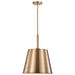 SATCO/NUVO Alexis 1-Light Large Pendant 100W Maximum 120V Burnished Brass And Gold Finish (60-7938)