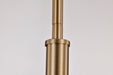 SATCO/NUVO Alexis 1-Light Large Pendant 100W Maximum 120V Burnished Brass And Gold Finish (60-7938)
