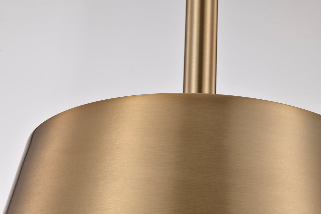 SATCO/NUVO Alexis 1-Light Large Pendant 100W Maximum 120V Burnished Brass And Gold Finish (60-7938)