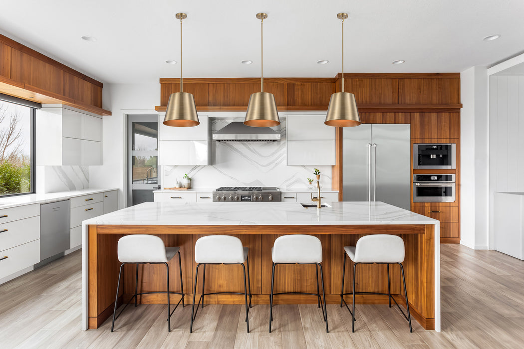 SATCO/NUVO Alexis 1-Light Large Pendant 100W Maximum 120V Burnished Brass And Gold Finish (60-7938)