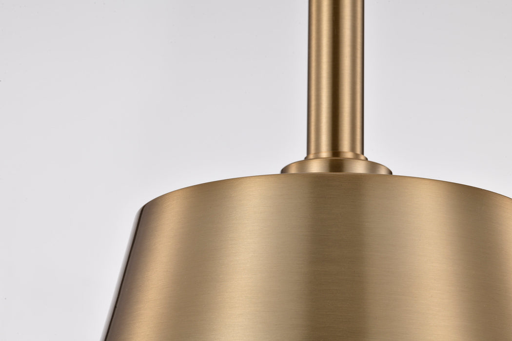 SATCO/NUVO Alexis 1-Light Small Pendant 100W Maximum 120V Burnished Brass And Gold Finish (60-7939)