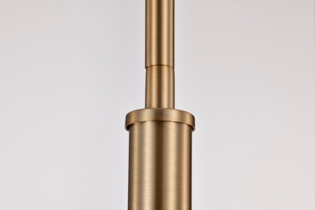SATCO/NUVO Alexis 1-Light Small Pendant 100W Maximum 120V Burnished Brass And Gold Finish (60-7939)