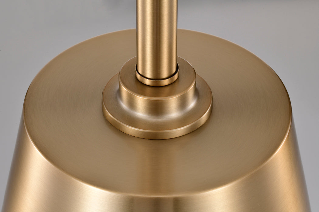 SATCO/NUVO Alexis 1-Light Small Pendant 100W Maximum 120V Burnished Brass And Gold Finish (60-7939)