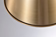 SATCO/NUVO Alexis 1-Light Small Pendant 100W Maximum 120V Burnished Brass And Gold Finish (60-7939)