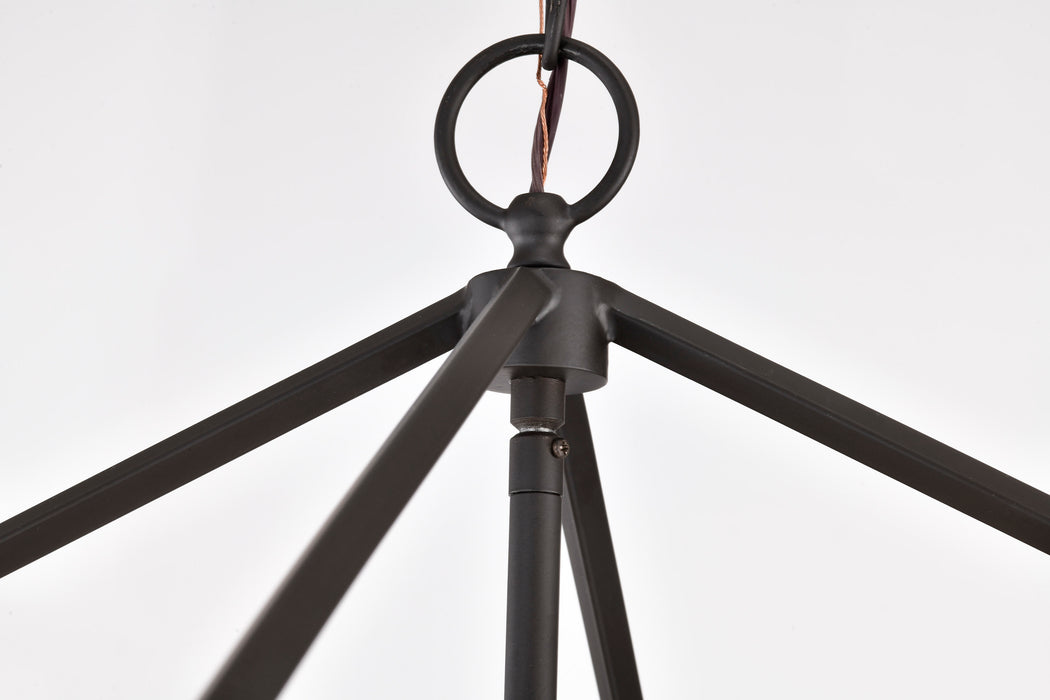 SATCO/NUVO Emma 4-Light Small Pendant 60W Maximum 120V Matte Black Finish (60-7941)
