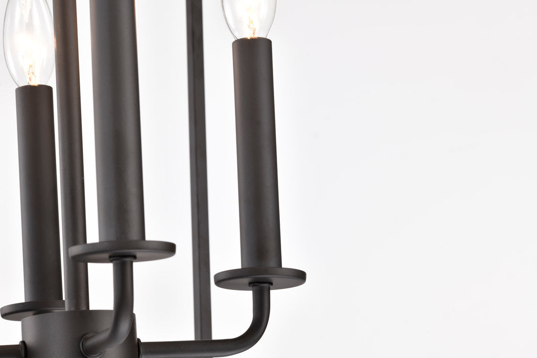 SATCO/NUVO Emma 4-Light Small Pendant 60W Maximum 120V Matte Black Finish (60-7941)