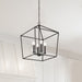 SATCO/NUVO Emma 4-Light Small Pendant 60W Maximum 120V Matte Black Finish (60-7941)