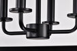 SATCO/NUVO Emma 4-Light Large Pendant 60W Maximum 120V Matte Black Finish (60-7942)