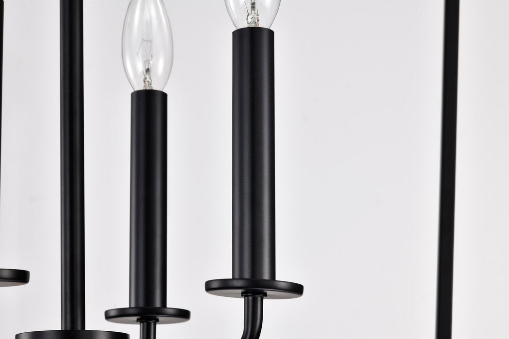 SATCO/NUVO Emma 4-Light Large Pendant 60W Maximum 120V Matte Black Finish (60-7942)