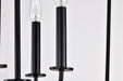 SATCO/NUVO Emma 4-Light Large Pendant 60W Maximum 120V Matte Black Finish (60-7942)