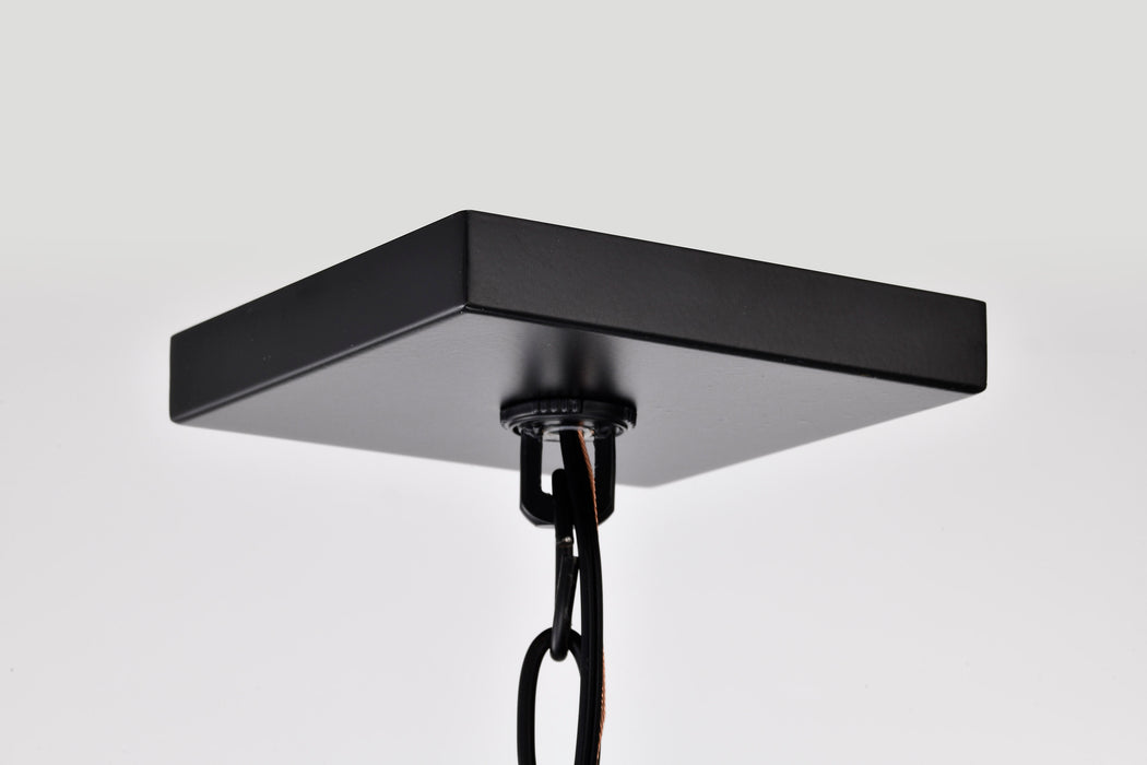 SATCO/NUVO Emma 4-Light Large Pendant 60W Maximum 120V Matte Black Finish (60-7942)