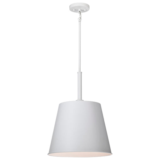 SATCO/NUVO Alexis 1-Light Large Pendant 100W Maximum 120V Matte White Finish (60-7948)