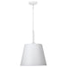 SATCO/NUVO Alexis 1-Light Large Pendant 100W Maximum 120V Matte White Finish (60-7948)