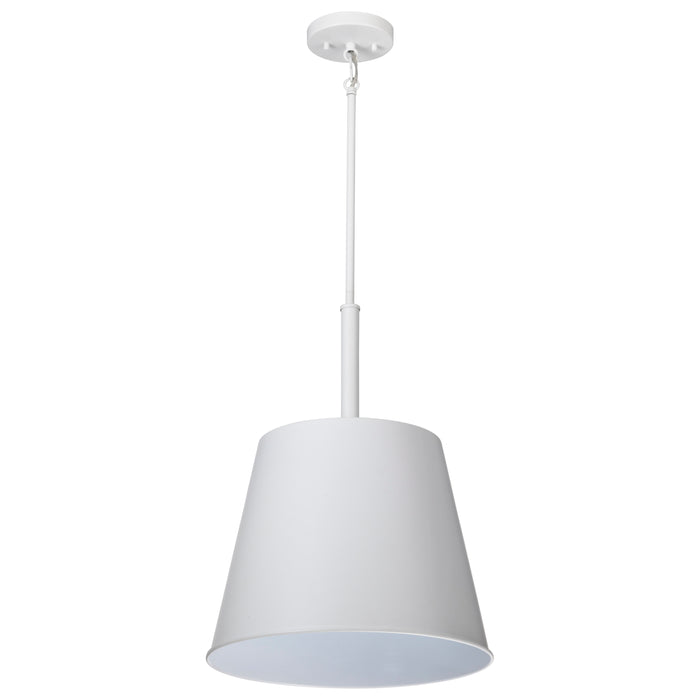 SATCO/NUVO Alexis 1-Light Large Pendant 100W Maximum 120V Matte White Finish (60-7948)
