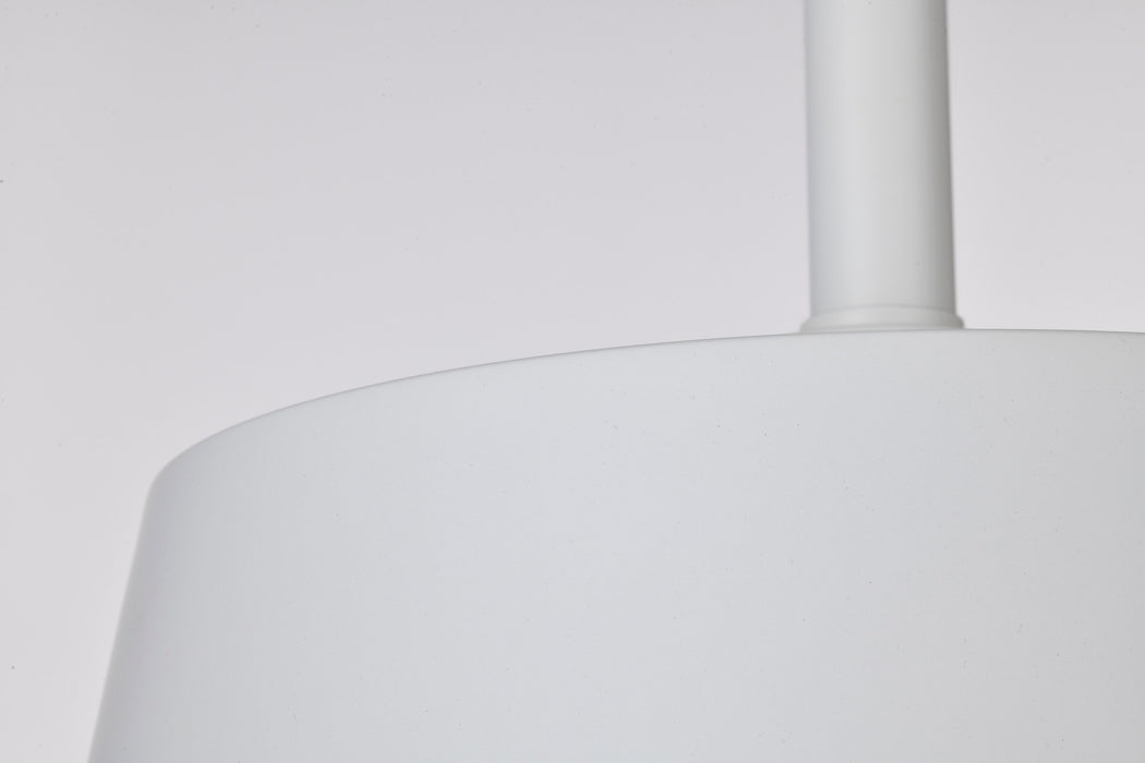 SATCO/NUVO Alexis 1-Light Large Pendant 100W Maximum 120V Matte White Finish (60-7948)