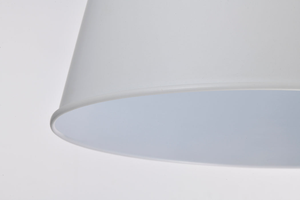 SATCO/NUVO Alexis 1-Light Large Pendant 100W Maximum 120V Matte White Finish (60-7948)