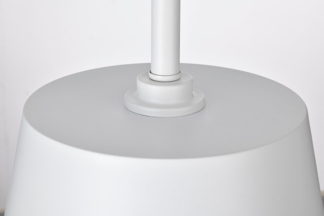 SATCO/NUVO Alexis 1-Light Large Pendant 100W Maximum 120V Matte White Finish (60-7948)