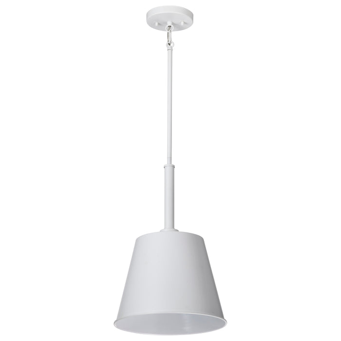 SATCO/NUVO Alexis 1-Light Small Pendant 100W Maximum 120V Matte White Finish (60-7949)