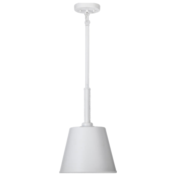 SATCO/NUVO Alexis 1-Light Small Pendant 100W Maximum 120V Matte White Finish (60-7949)