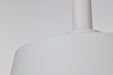SATCO/NUVO Alexis 1-Light Small Pendant 100W Maximum 120V Matte White Finish (60-7949)