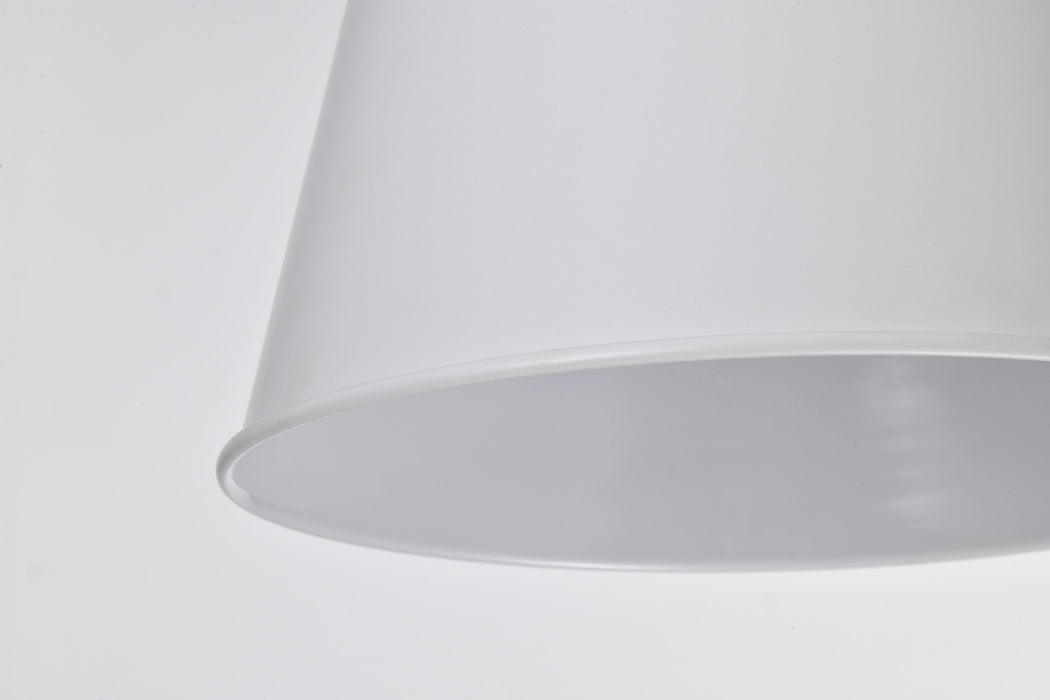 SATCO/NUVO Alexis 1-Light Small Pendant 100W Maximum 120V Matte White Finish (60-7949)