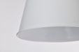 SATCO/NUVO Alexis 1-Light Small Pendant 100W Maximum 120V Matte White Finish (60-7949)