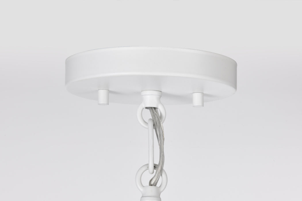 SATCO/NUVO Alexis 1-Light Small Pendant 100W Maximum 120V Matte White Finish (60-7949)
