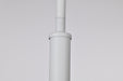 SATCO/NUVO Alexis 1-Light Small Pendant 100W Maximum 120V Matte White Finish (60-7949)