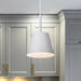 SATCO/NUVO Alexis 1-Light Small Pendant 100W Maximum 120V Matte White Finish (60-7949)