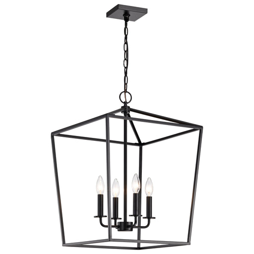 SATCO/NUVO Emma 4-Light Small Pendant 60W Maximum 120V Dark Bronze Finish (60-7951)