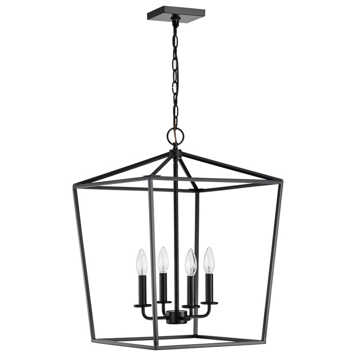 SATCO/NUVO Emma 4-Light Small Pendant 60W Maximum 120V Dark Bronze Finish (60-7951)