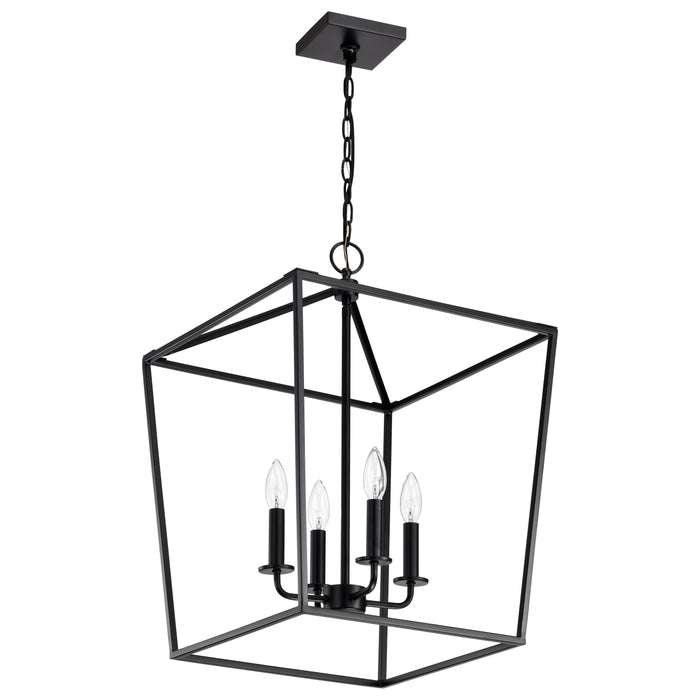 SATCO/NUVO Emma 4-Light Small Pendant 60W Maximum 120V Dark Bronze Finish (60-7951)