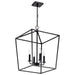 SATCO/NUVO Emma 4-Light Small Pendant 60W Maximum 120V Dark Bronze Finish (60-7951)